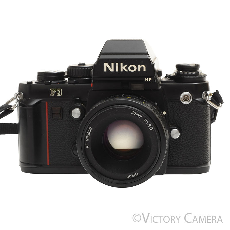 Nikon F3 HP F3HP 35mm Film Camera w/ Nikon 50mm f1.8 Lens [EXC+] image 2