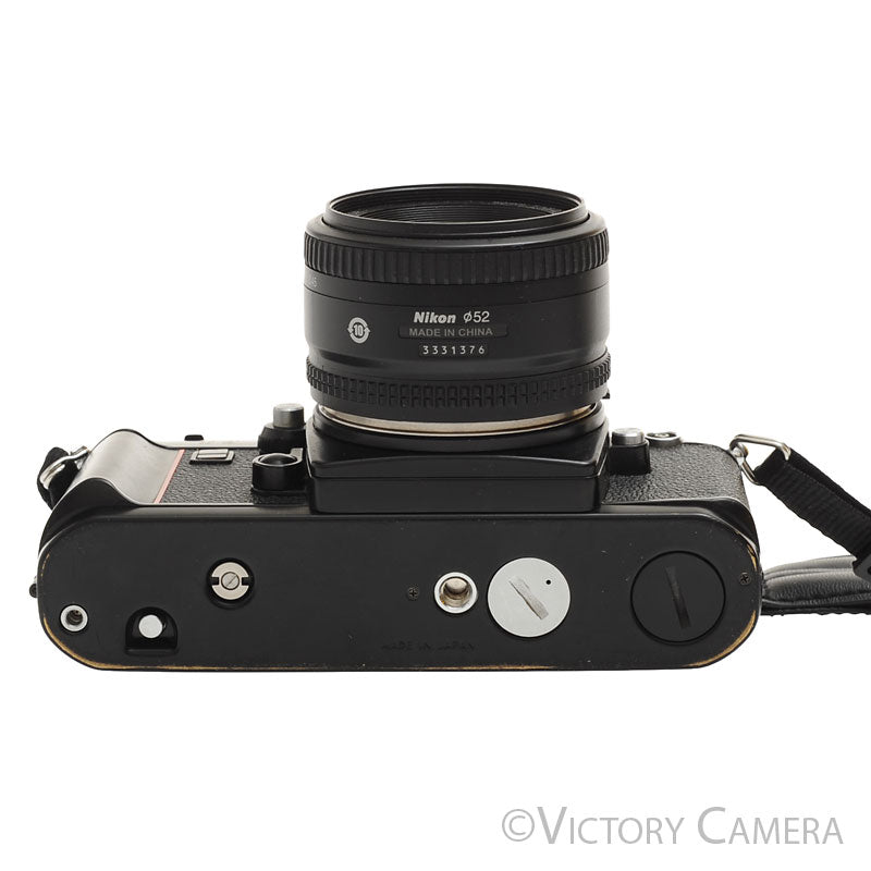 Nikon F3 HP F3HP 35mm Film Camera w/ Nikon 50mm f1.8 Lens [EXC+] image 6