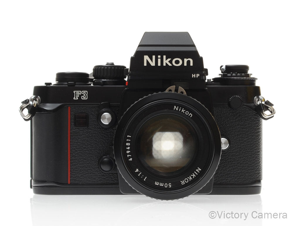 Nikon F3 HP F3HP 35mm Film Camera w/ Nikon 50mm f1.4 AI Lens [EXC+] - Victory Camera