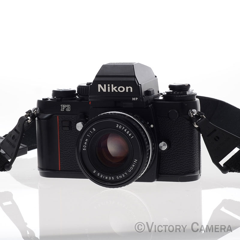 Nikon F3 HP F3HP 35mm Film Camera w/ Nikon 50mm f1.8 AI-s Lens [EXC+] - Victory Camera