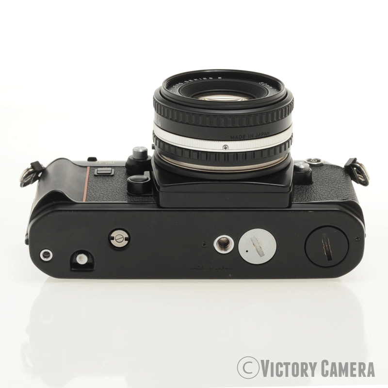 Nikon F3 HP F3HP 35mm Film Camera w/ 50mm f1.8 AI-S Lens -Good Seals- [EXC]