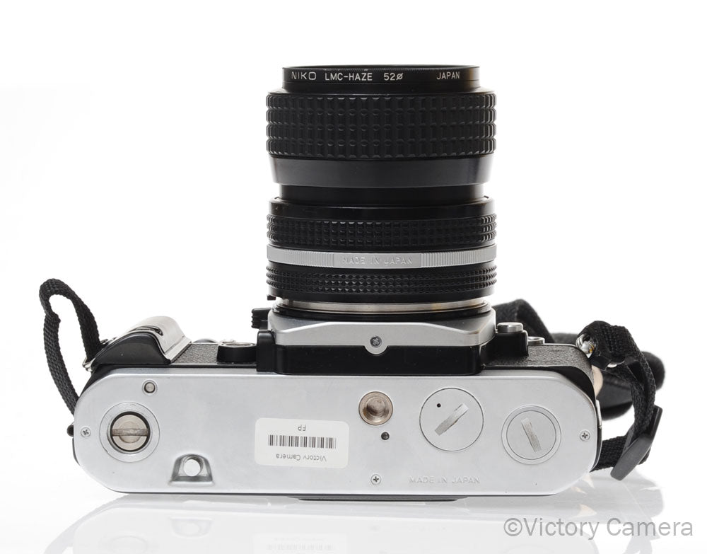 Nikon FA Chrome Camera Body w/ Matrix Metering and 35-70mm Zoom Lens [EXC] - Victory Camera