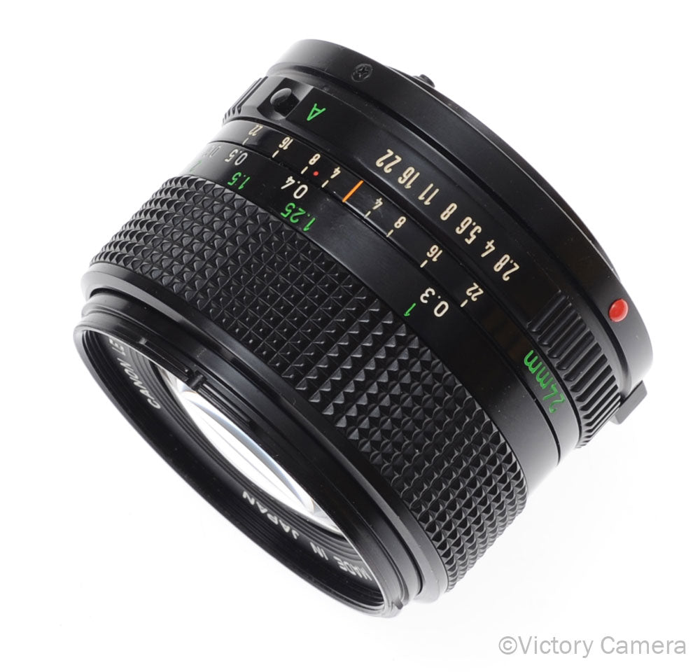 Canon FD 24mm f2.8 (late model) Wide Angle Prime Lens [EXC] image 1