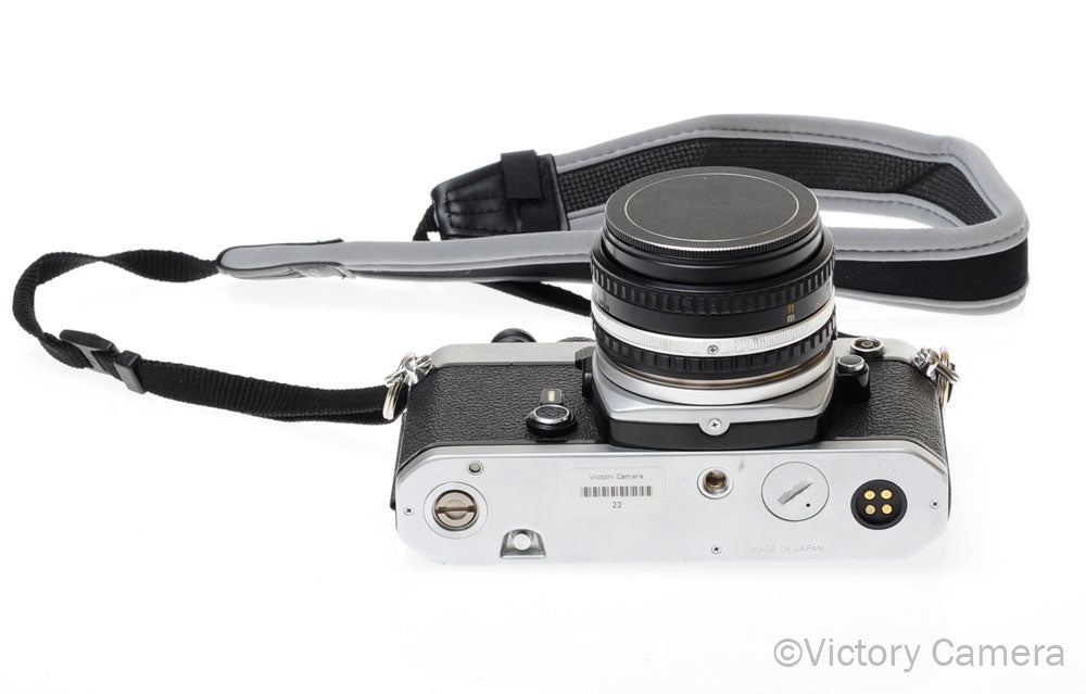 Nikon FE Chrome 35mm Film Camera 50mm f1.8 AI-S Lens [EXC]