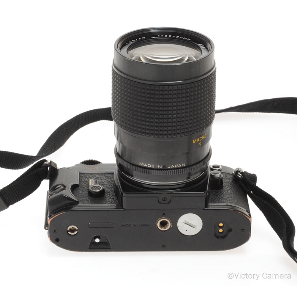 Nikon FG Black Camera w/ 28-80mm Macro Zoom Lens [EXC]