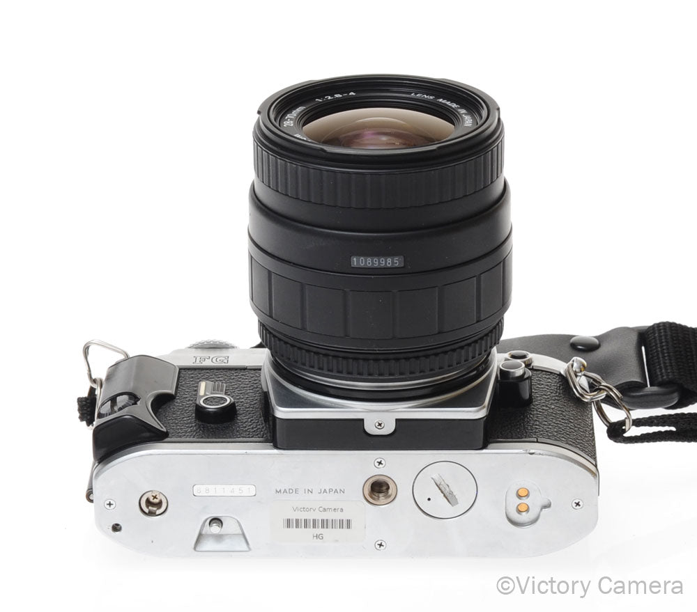 Nikon FG Black Camera w/ 28-70mm Zoom Lens [EXC] - Victory Camera
