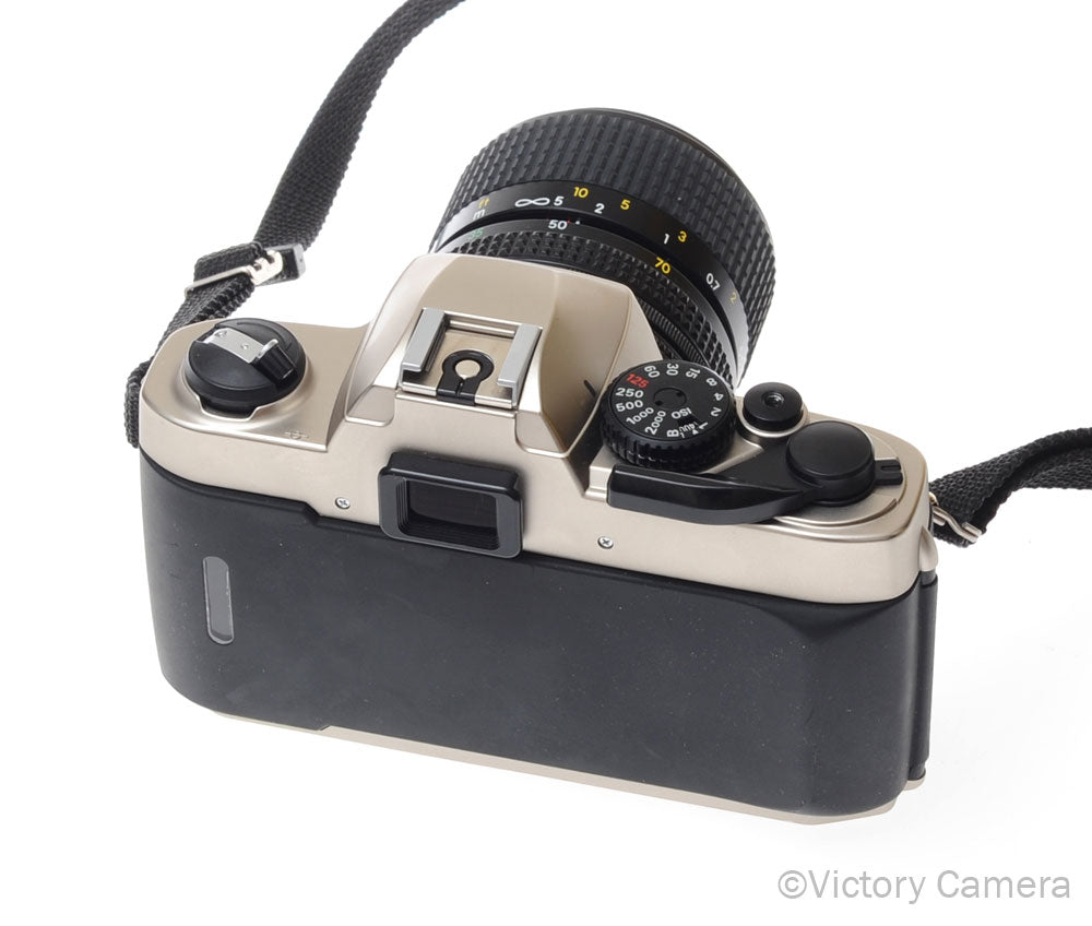 Nikon FM10 FM-10 35mm SLR Film Camera with 35-70mm Zoom Lens [EXC] - Victory Camera