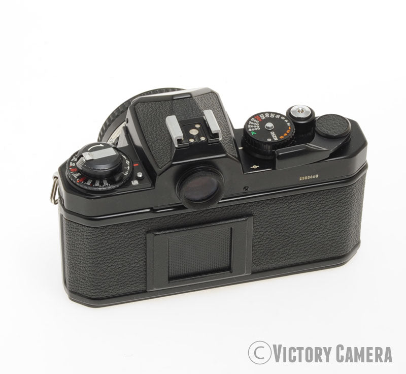 Nikon FE-2 FE2 Black 35mm Camera with 50mm f1.8 AI-S Lens -New Seals- [EXC]