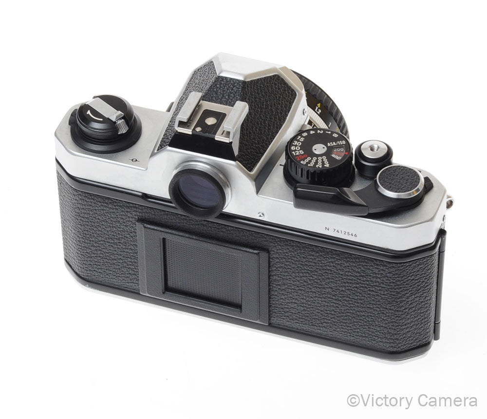 Nikon FM2-N FM2N Chrome Camera Body w/ 50mm f1.8 AI-s Lens -New Seals- [EXC] - Victory Camera