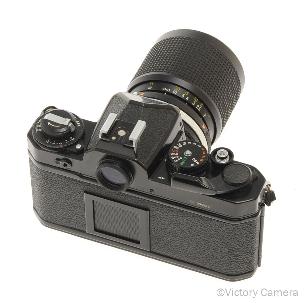 Nikon FM Black 35mm Film Camera with 35-105mm AI-S Zoom Lens [EXC+] - Victory Camera