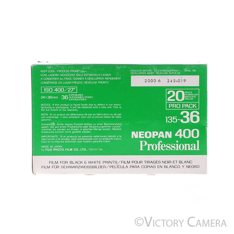 20x Fujifilm Neopan 400 Black and White 35mm Film -EXP. 6/2000- [AS-IS] image 3