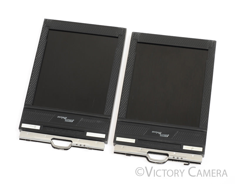 2x 4x5 Fidelity Deluxe Film Holders -Clean in Box- - Victory Camera