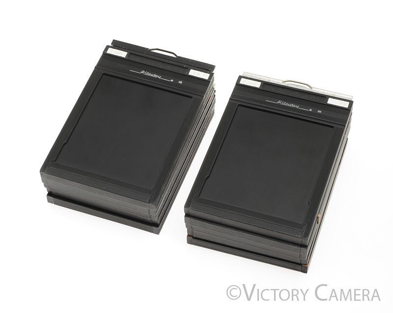 Riteway 4x5 Film Holders, Lot Of 10 [EXC] - Victory Camera