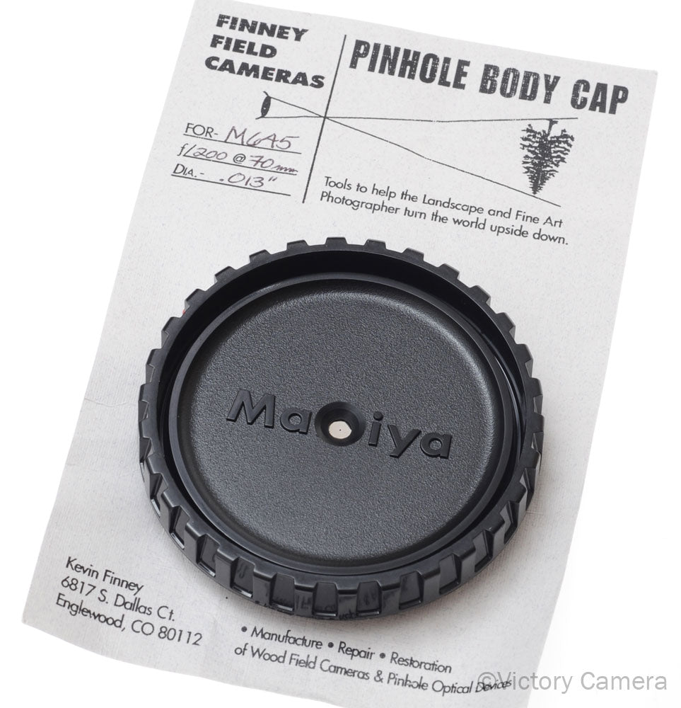 Finney Mamiya 645 Pinhole Lens [EXC+] - Victory Camera