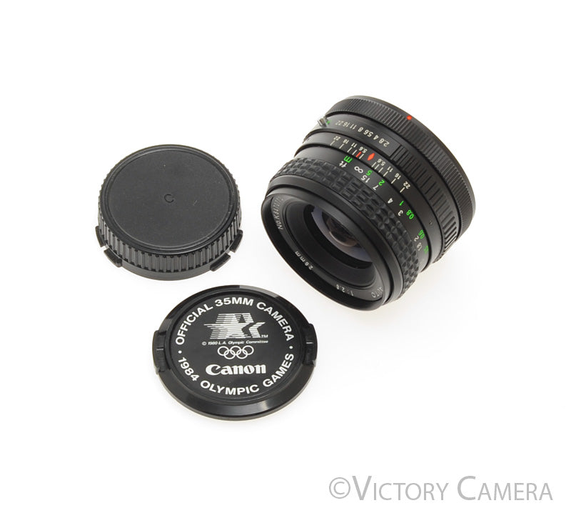 Focal MC Auto 28mm f2.8 Wide Angle Lens for Canon FD [EXC+] - Victory Camera