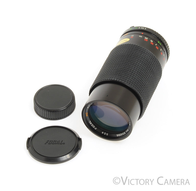 Focal MC 80-200mm f4 Telephoto Zoom Lens for Minolta Manual Focus [MINT] - Victory Camera