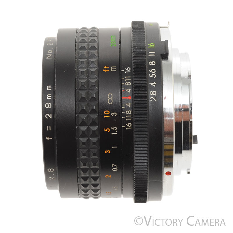 Focal MC Auto 28mm f2.8 Wide Angle Lens for Minolta  [EXC] - Victory Camera
