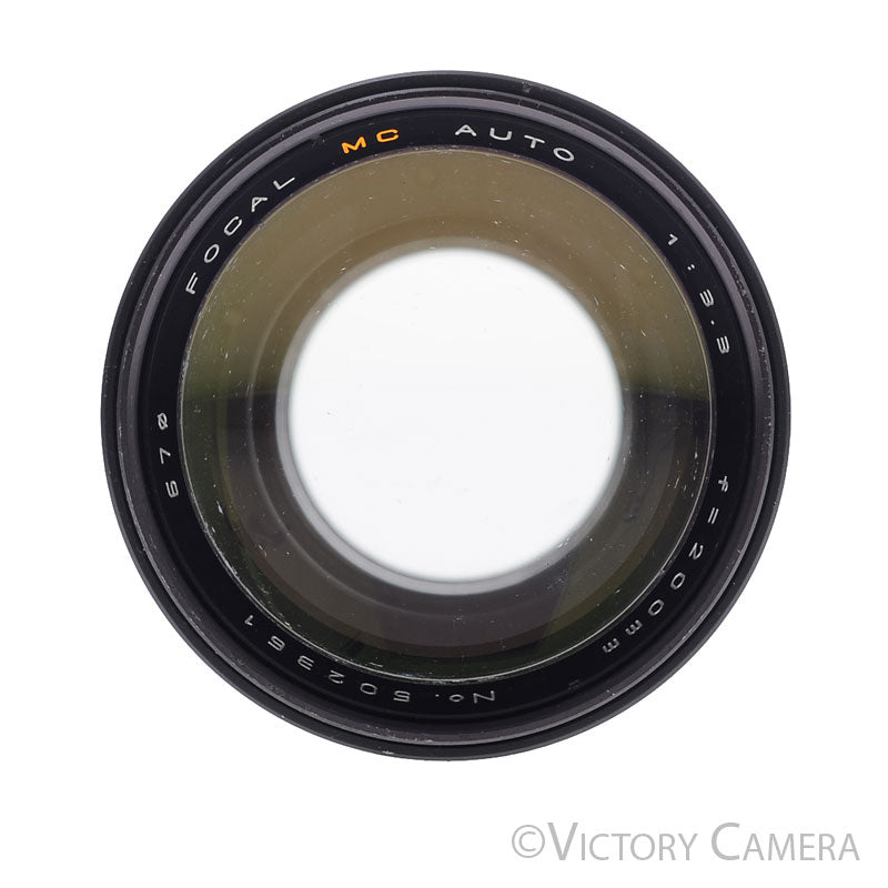 Focal MC 200mm f3.3 Telephoto Prime Lens for Minolta [EXC]