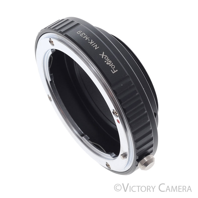 Fotodiox Lens Mount Adapter - Nikon F Mount Lens to M39 [EXC] - Victory Camera