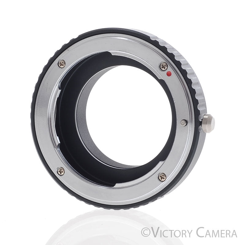 Fotodiox Lens Mount Adapter - Nikon F Mount Lens to M39 [EXC] - Victory Camera