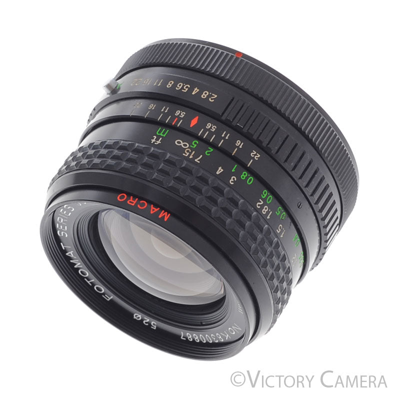 Fotomat Series 35 MC 24mm f2.8 Wide Angle 1:4 Macro Lens for Canon FD [EXC+] - Victory Camera