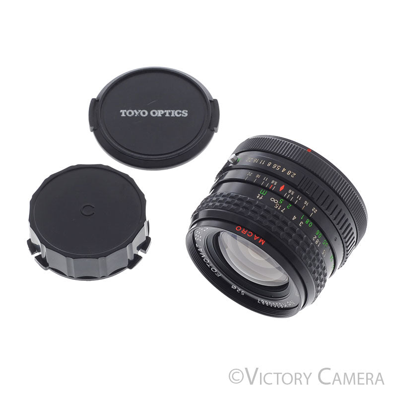 Fotomat Series 35 MC 24mm f2.8 Wide Angle 1:4 Macro Lens for Canon FD [EXC+] - Victory Camera