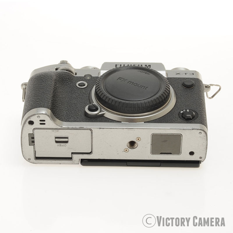 FUJI Fujifilm X-T3 XT3 26.1MP Chrome Mirrorless Camera Body [EXC-] - Victory Camera
