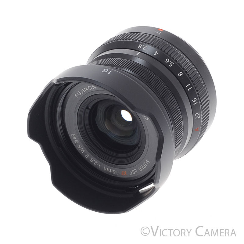 Fujinon XF Super EBC 16mm f2.8 R WR Lens  [EXC+] - Victory Camera