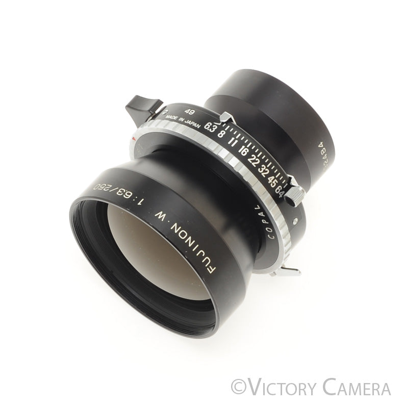 Fuji Fujinon W 250mm f6.3 Large Format 4x5 Lens Copal Shutter [EXC+] - Victory Camera