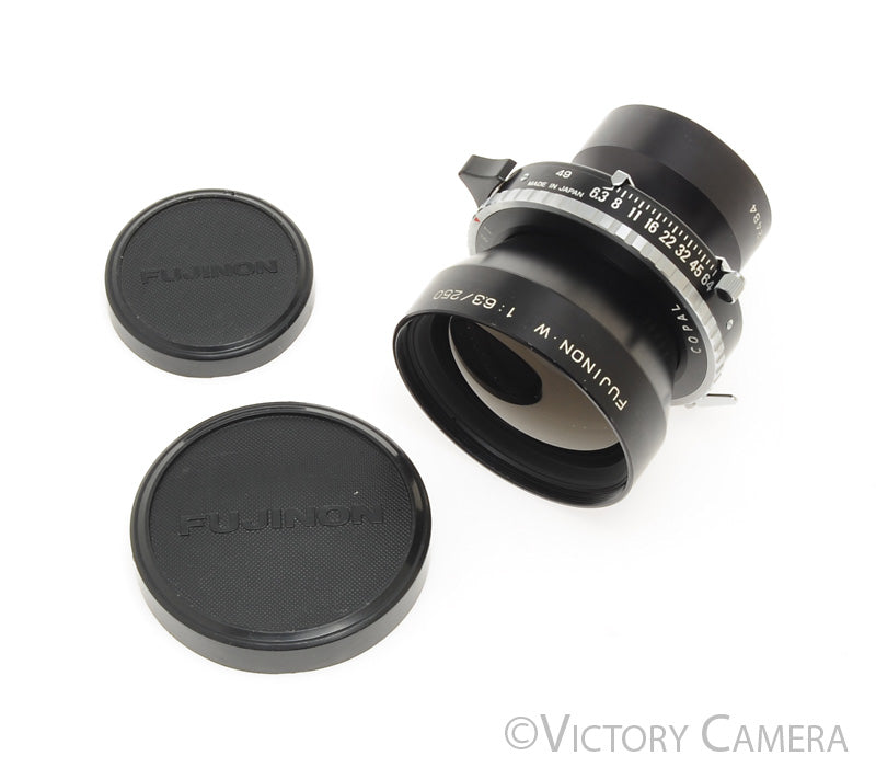 Fuji Fujinon W 250mm f6.3 Large Format 4x5 Lens Copal Shutter [EXC+] - Victory Camera
