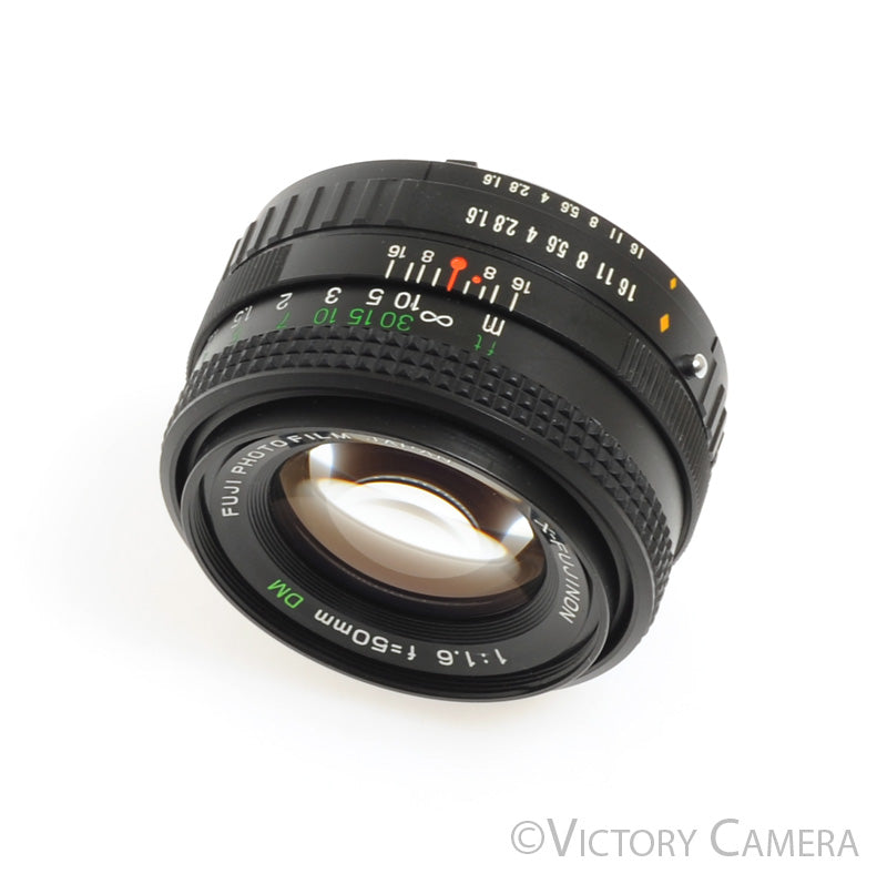 Fuji X-Fujinon 50mm f1.6 DM Fast Prime Lens for Fuji 35mm SLR [EXC+] - Victory Camera