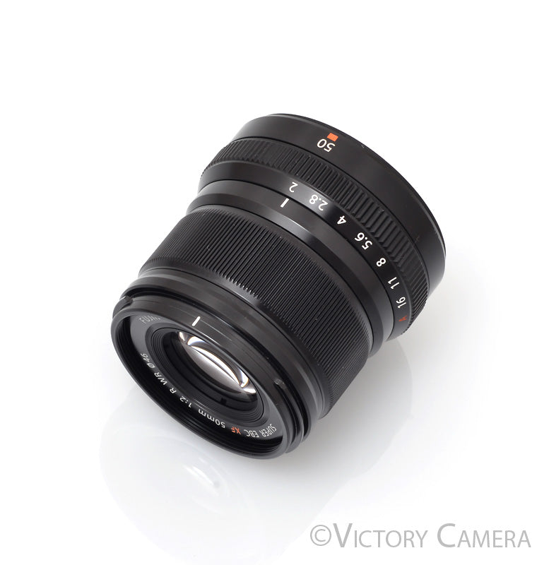 Fuji Fujinon Super EBC 50mm f2 XF R WR Prime Lens for X Mount [EXC+] - Victory Camera