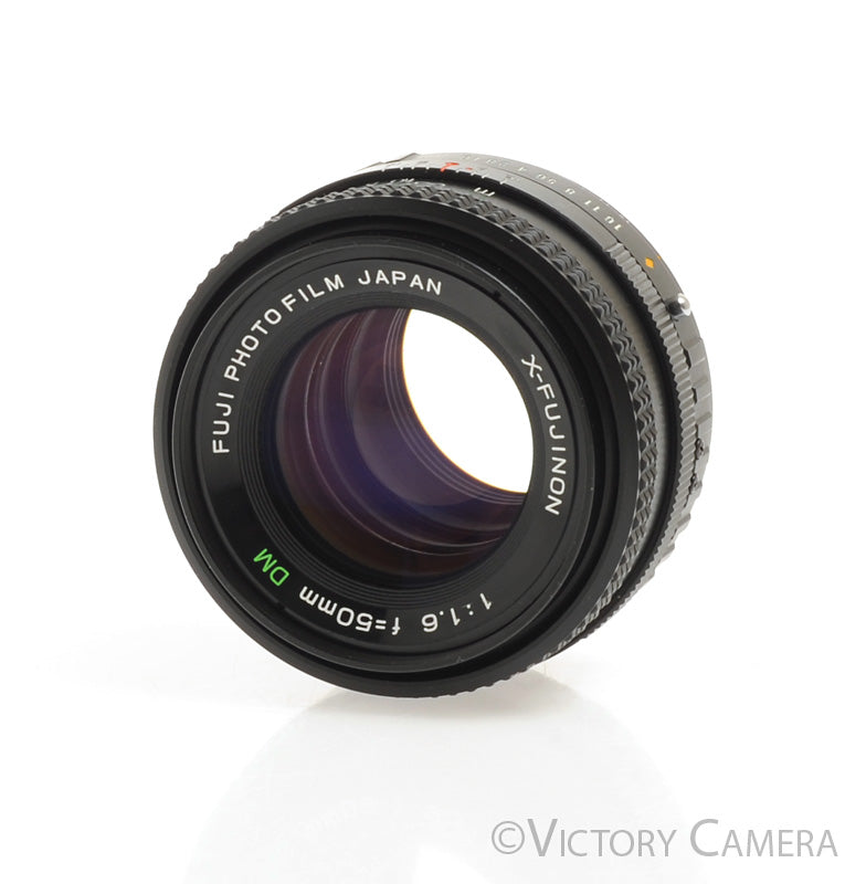 Fuji X-Fujinon 50mm f1.6 DM Fast Prime Lens for Fuji 35mm SLR [EXC+] - Victory Camera