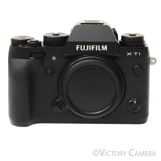 Fuji X-T1 XT1 16.3MP Black Mirrorless Digital Camera Body ~2150 Shots- [MINT-] - Victory Camera