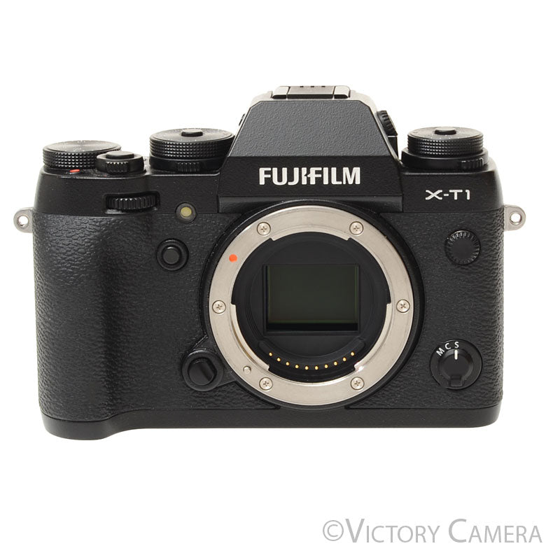 Fuji X-T1 XT1 16.3MP Black Mirrorless Digital Camera Body ~2150 Shots- [MINT-] - Victory Camera