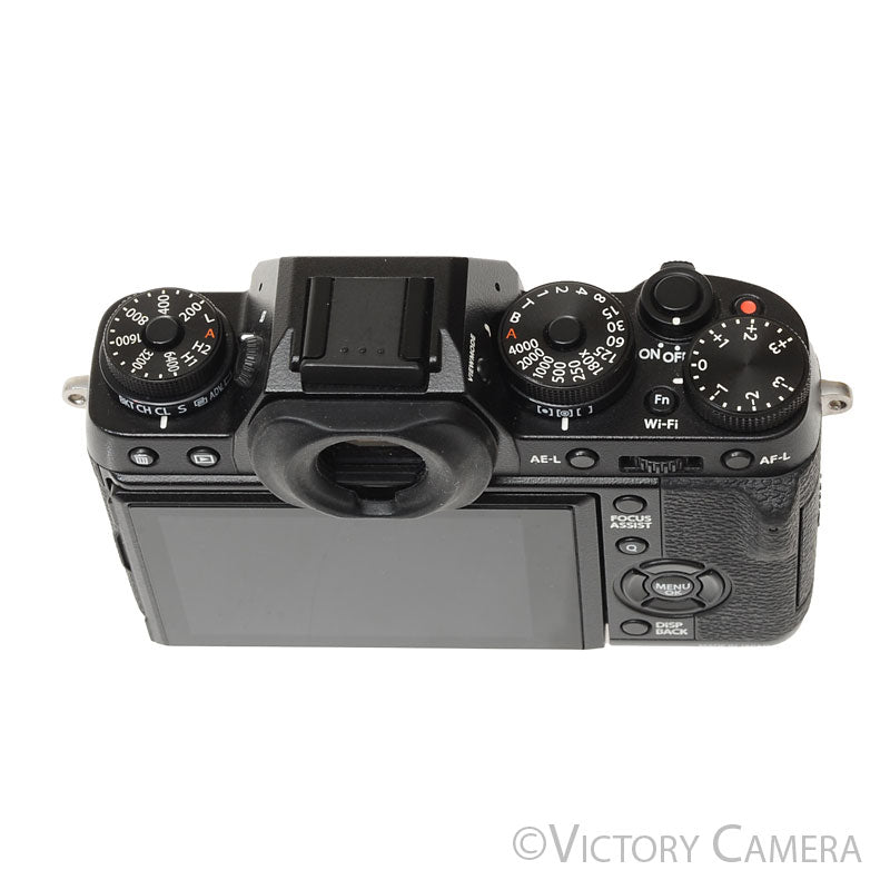 Fuji X-T1 XT1 16.3MP Black Mirrorless Digital Camera Body ~2150 Shots- [MINT-] - Victory Camera