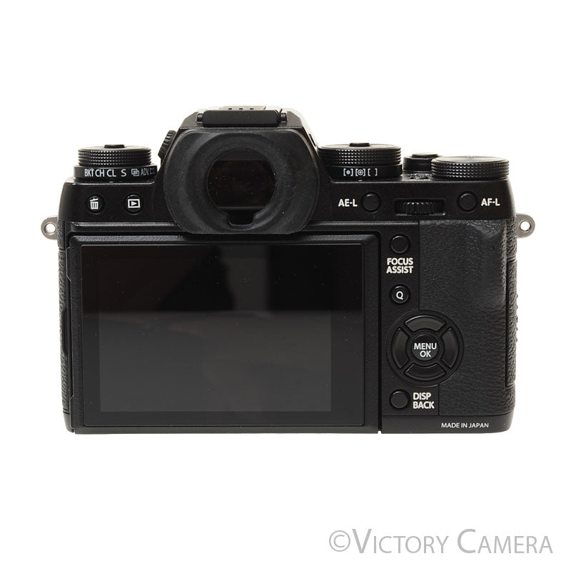 Fuji X-T1 XT1 16.3MP Black Mirrorless Digital Camera Body ~2150 Shots- [MINT-] - Victory Camera