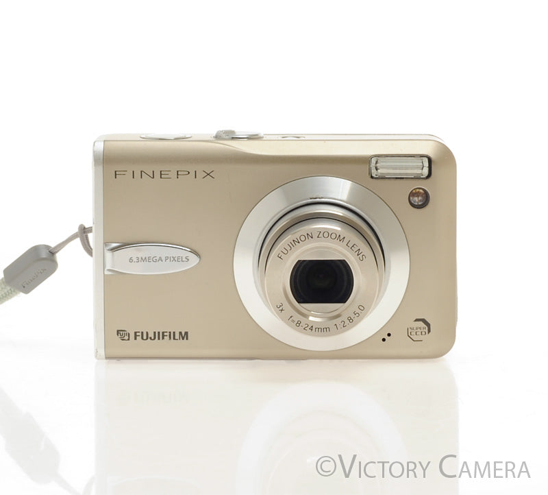 Fuji Fujifilm FinePix F30 6.3MP Gold Digital Point &amp; Shoot [EXC] - Victory Camera