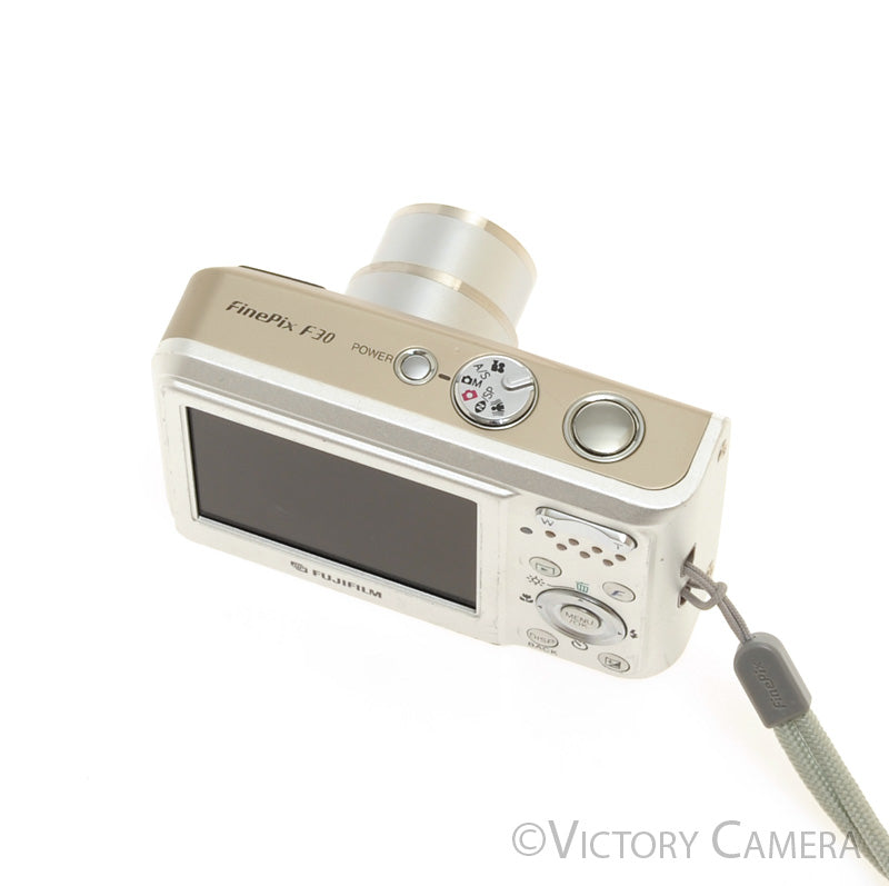 Fuji Fujifilm FinePix F30 6.3MP Gold Digital Point &amp; Shoot [EXC] - Victory Camera