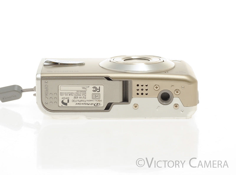 Fuji Fujifilm FinePix F30 6.3MP Gold Digital Point &amp; Shoot [EXC] - Victory Camera