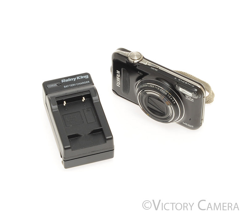Fuji Fujifilm FinePix T 14MP Digital Point &amp; Shoot Camera [GOOD] - Victory Camera