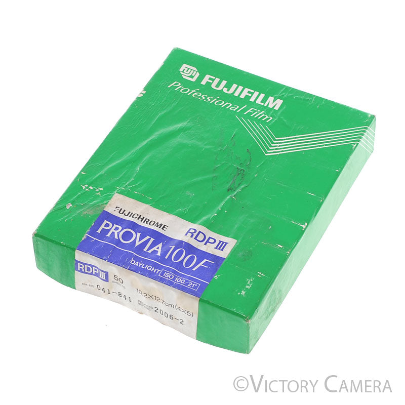 Fuji Fujichrome Velvia 100F ~10-20 Sheets 4x5 Slide Film -Exp. 2006- [AS-IS] - Victory Camera