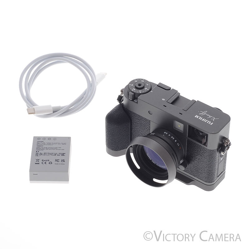 Fuji Fujifilm X Half Grey 18MP Digital Camera [EXC+] - Victory Camera