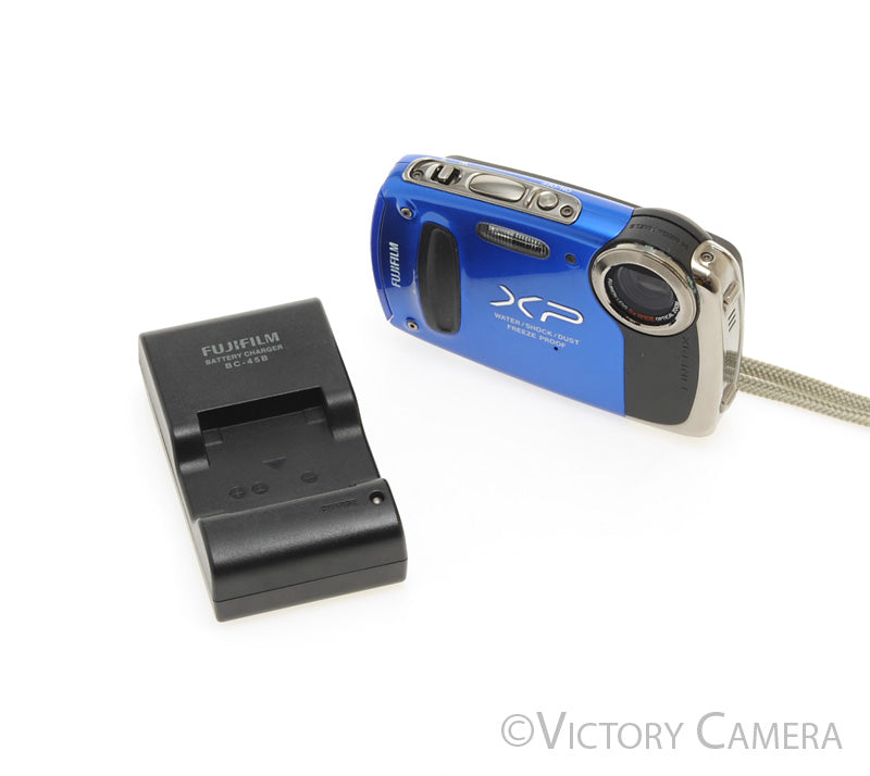 Fuji Fujifilm FinePix XP50 14.4MP Waterproof Digital Point &amp; Shoot [EXC] - Victory Camera