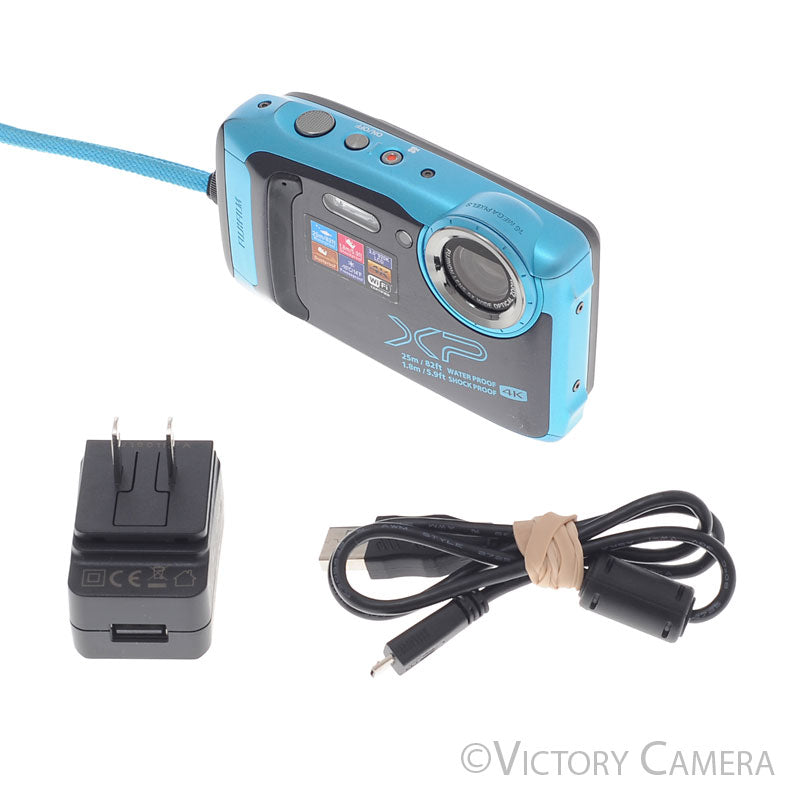 Fujifilm Finepix XP140 16.4MP Blue Digital Point & Shoot Camera [EXC] image 5