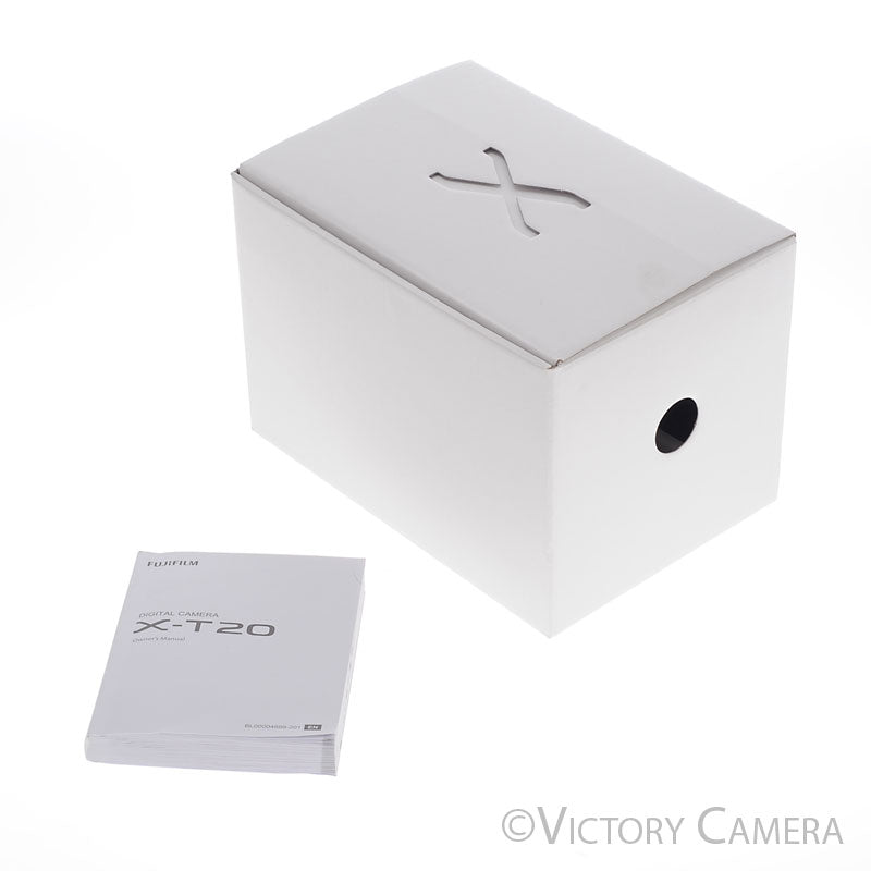 Fuji X-T20 XT20 Black 24MP Mirrorless Digital Camera Body [EXC+] - Victory Camera