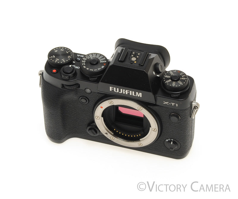 Fuji X-T1 XT1 16.3MP Black Mirrorless Digital Camera Body [EXC+] - Victory Camera