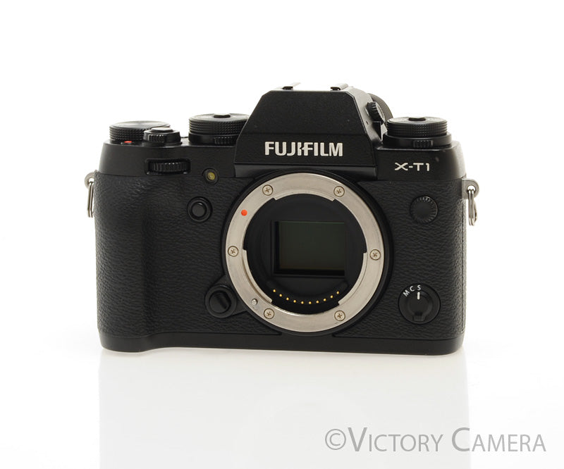Fuji X-T1 XT1 16.3MP Black Mirrorless Digital Camera Body [EXC+] - Victory Camera