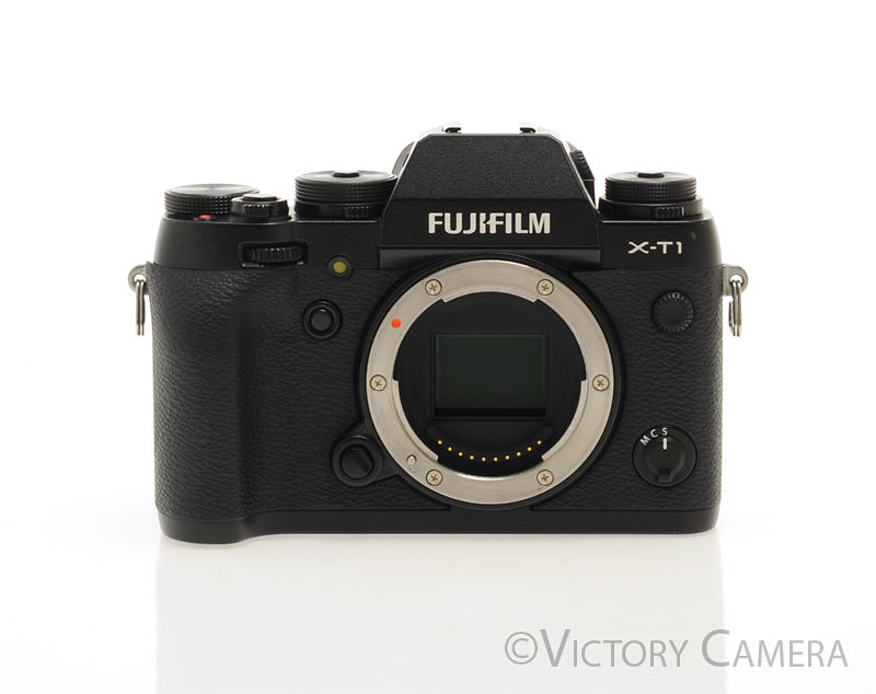 Fuji X-T1 XT1 16.3MP Black Mirrorless Digital Camera Body [EXC+] - Victory Camera