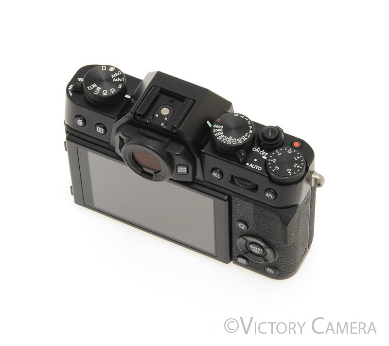 Fuji XT-10 XT10 16.3MP Black Mirrorless Digital Camera Body [EXC] - Victory Camera